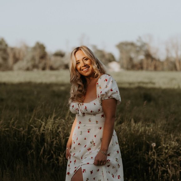 WHITE FLORAL COUNTRY DRESS - Picture 3 of 4
